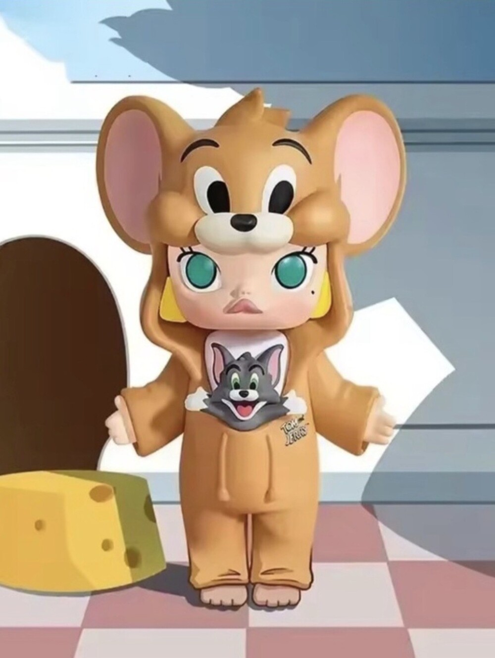 Molly X WB 100th Anniversary Jerry & Tom Collectible Figure By Pop Mart